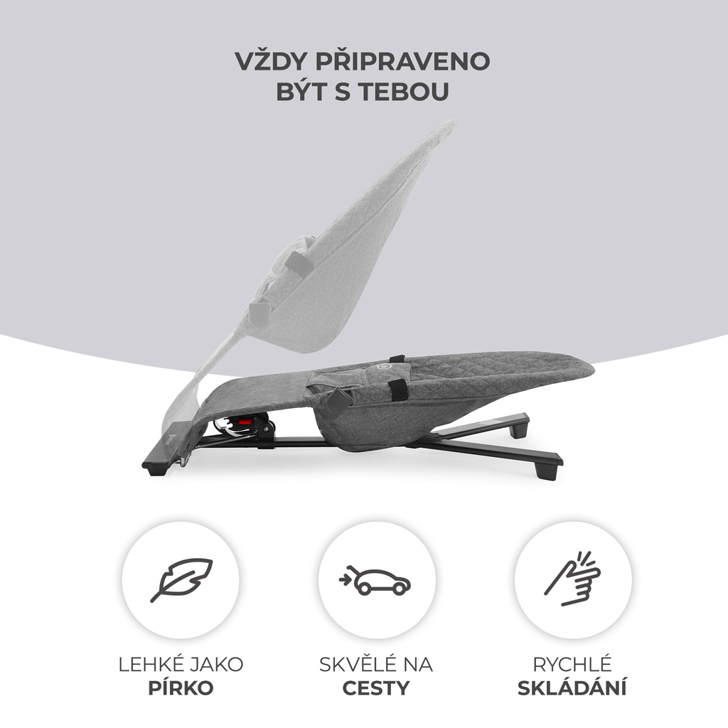 KINDERKRAFT Lehátko pohupujúce Mimi, do 9kg