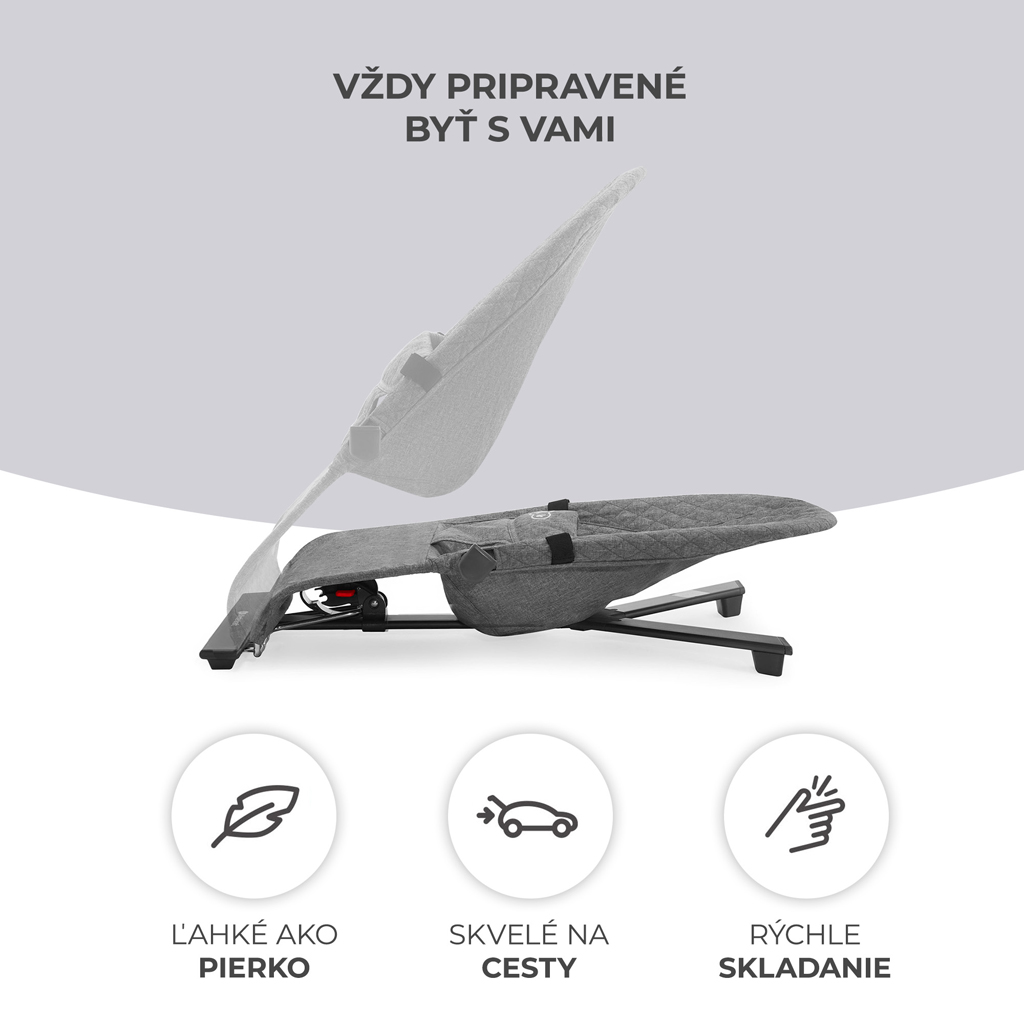 KINDERKRAFT Lehátko pohupujúce Mimi, do 9kg