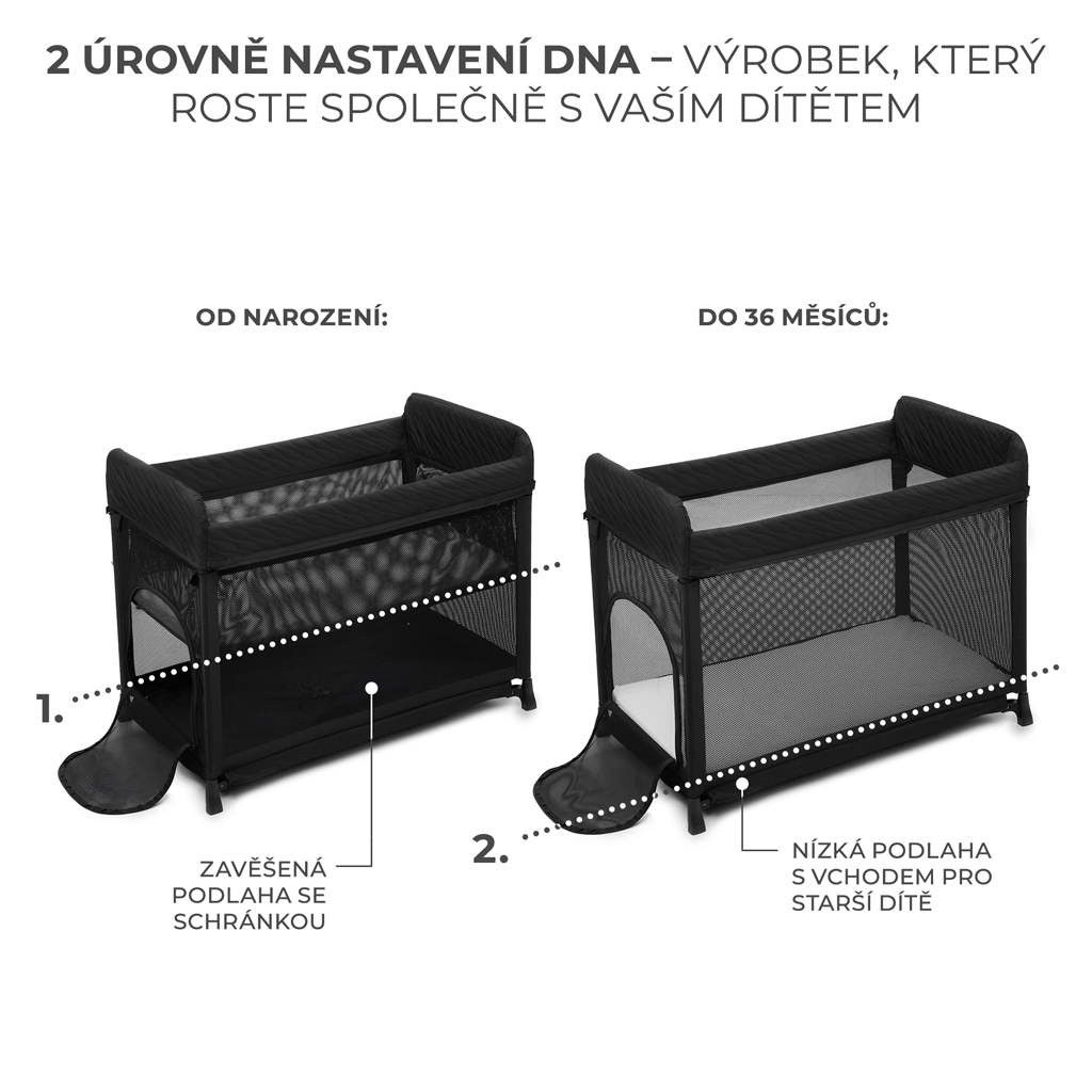 KINDERKRAFT SELECT Postieľka cestovná Moon Dream