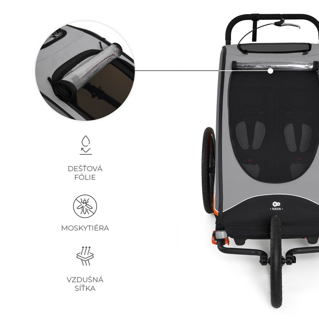 KINDERKRAFT Vozík 3v1 Nava