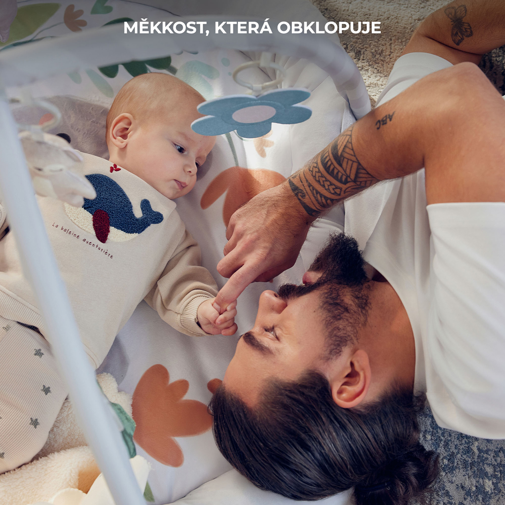 KINDERKRAFT Deka hracia s hrazdičkou Cozyplay