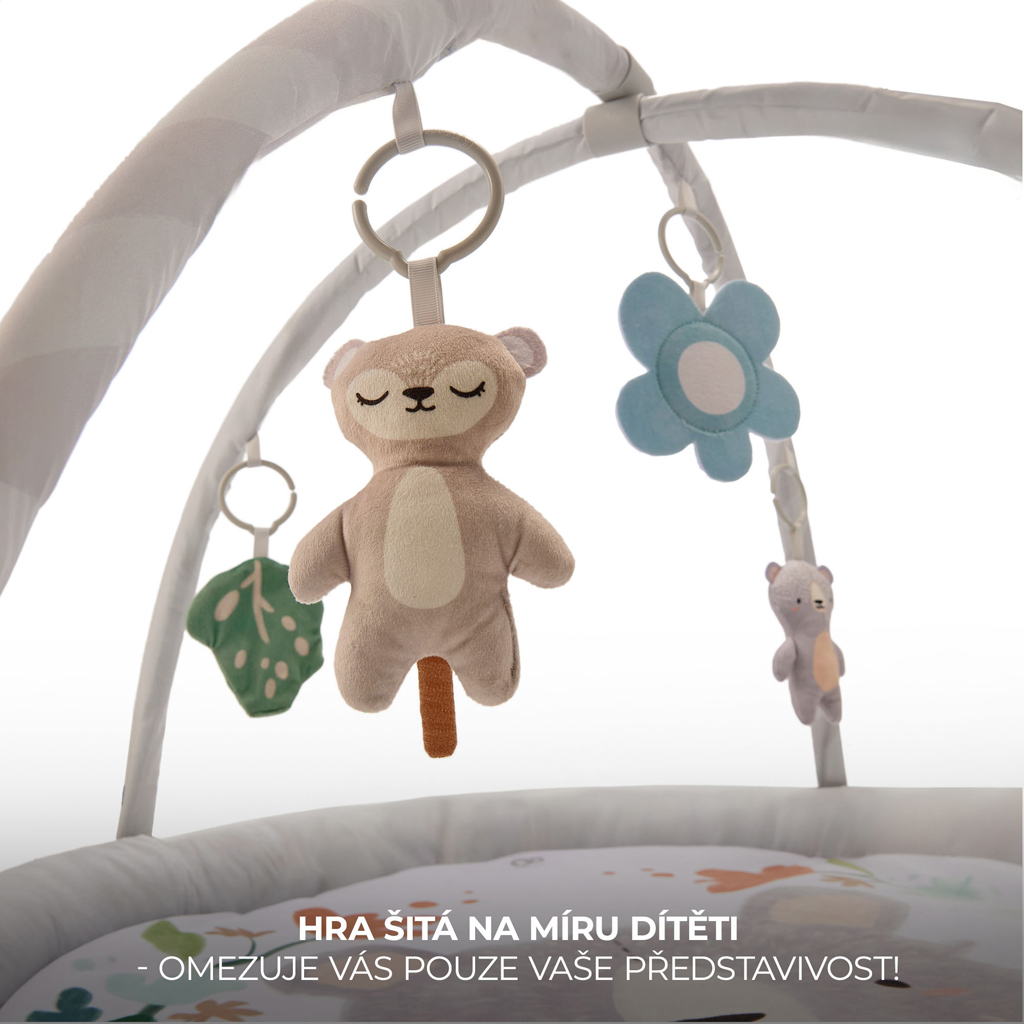 KINDERKRAFT Deka hracia s hrazdičkou Cozyplay