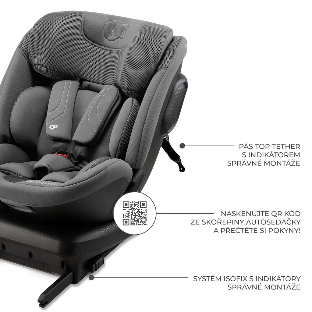 KINDERKRAFT Xpedition 3 i-size 40-150 cm