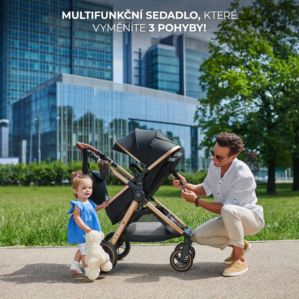 KINDERKRAFT Kočík kombinovaný 3v1 Esme