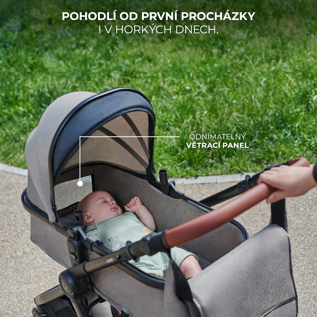 KINDERKRAFT Kočík kombinovaný 3v1 Esme