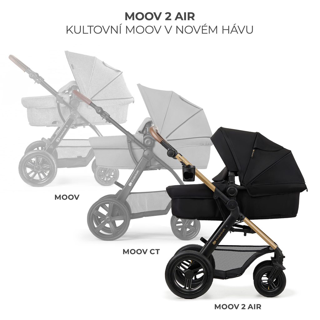 KINDERKRAFT Kočík kombinovaný Moov 2 Air 3v1