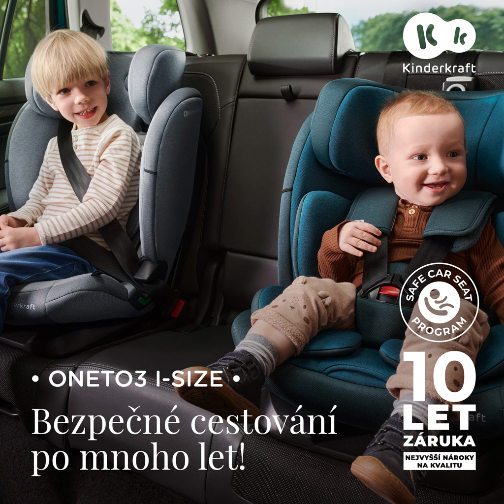 KINDERKRAFT Oneto3 i-Size 76-150cm + Isofix