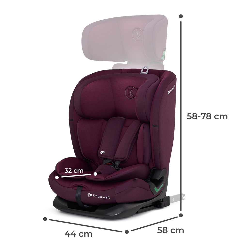 KINDERKRAFT Oneto3 i-Size 76-150cm + Isofix