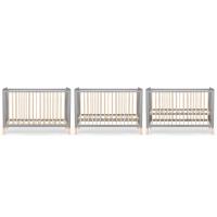 KINDERKRAFT Postieľka drevená so zábranou Nico