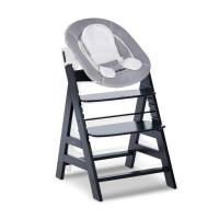 Hauck Alpha+ drevená stolička Black Grey