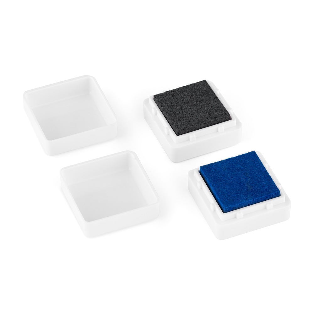 BABY DAB Farba na detské odtlačky 2 ks modrá, šedá