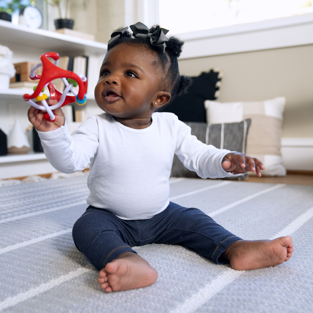 BABY EINSTEIN Hračka lopta senzorická Slide &amp; Swirl™ 0m+