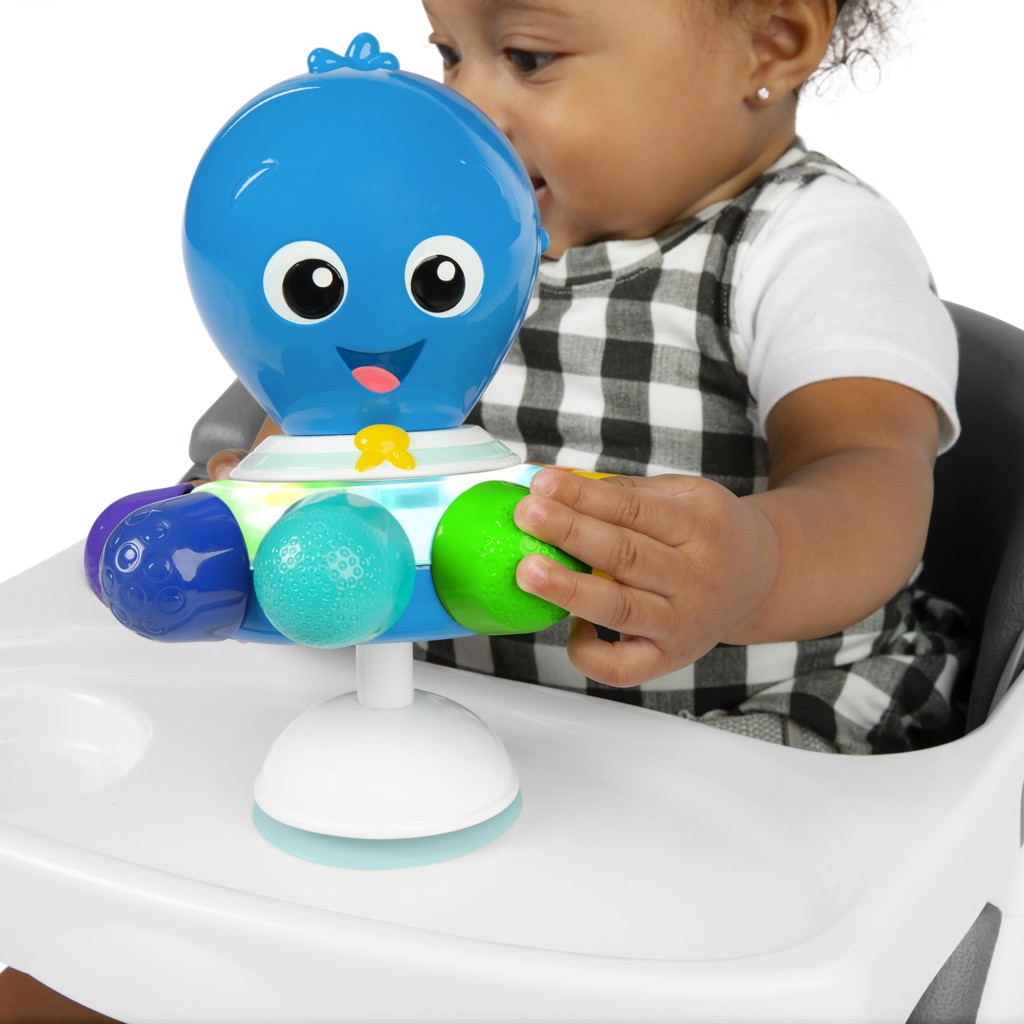 BABY EINSTEIN Hračka senzorická chobotnica s prísavkou Opus's Spin &amp; Sea™ 3m+