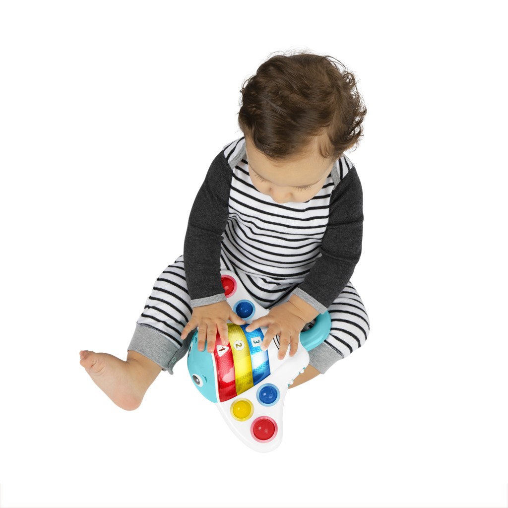 BABY EINSTEIN Hračka senzorická raja Pop &amp; Explore Stingray™ 6m+