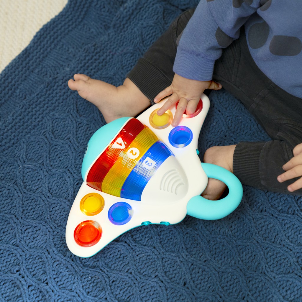 BABY EINSTEIN Hračka senzorická raja Pop &amp; Explore Stingray™ 6m+
