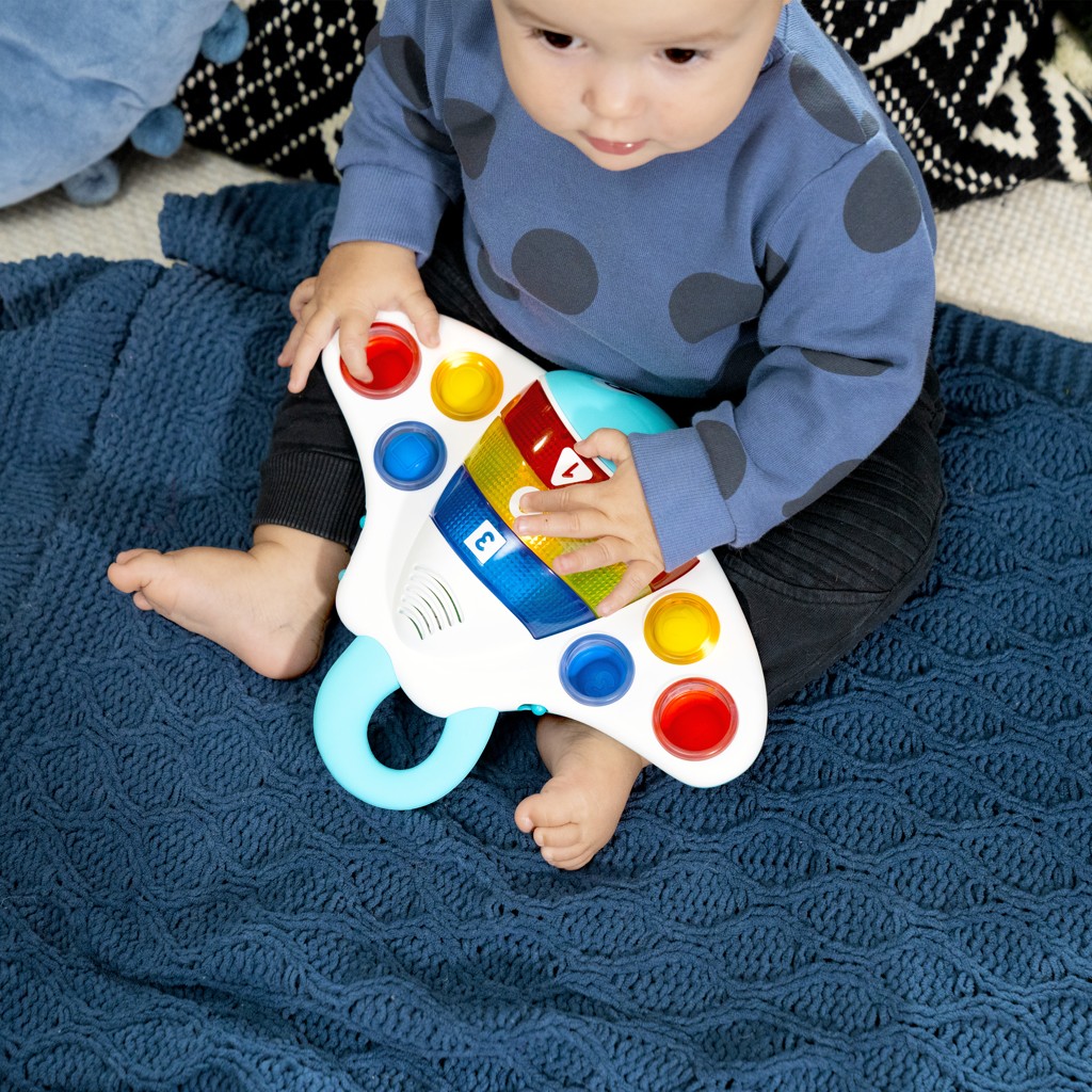 BABY EINSTEIN Hračka senzorická raja Pop &amp; Explore Stingray™ 6m+