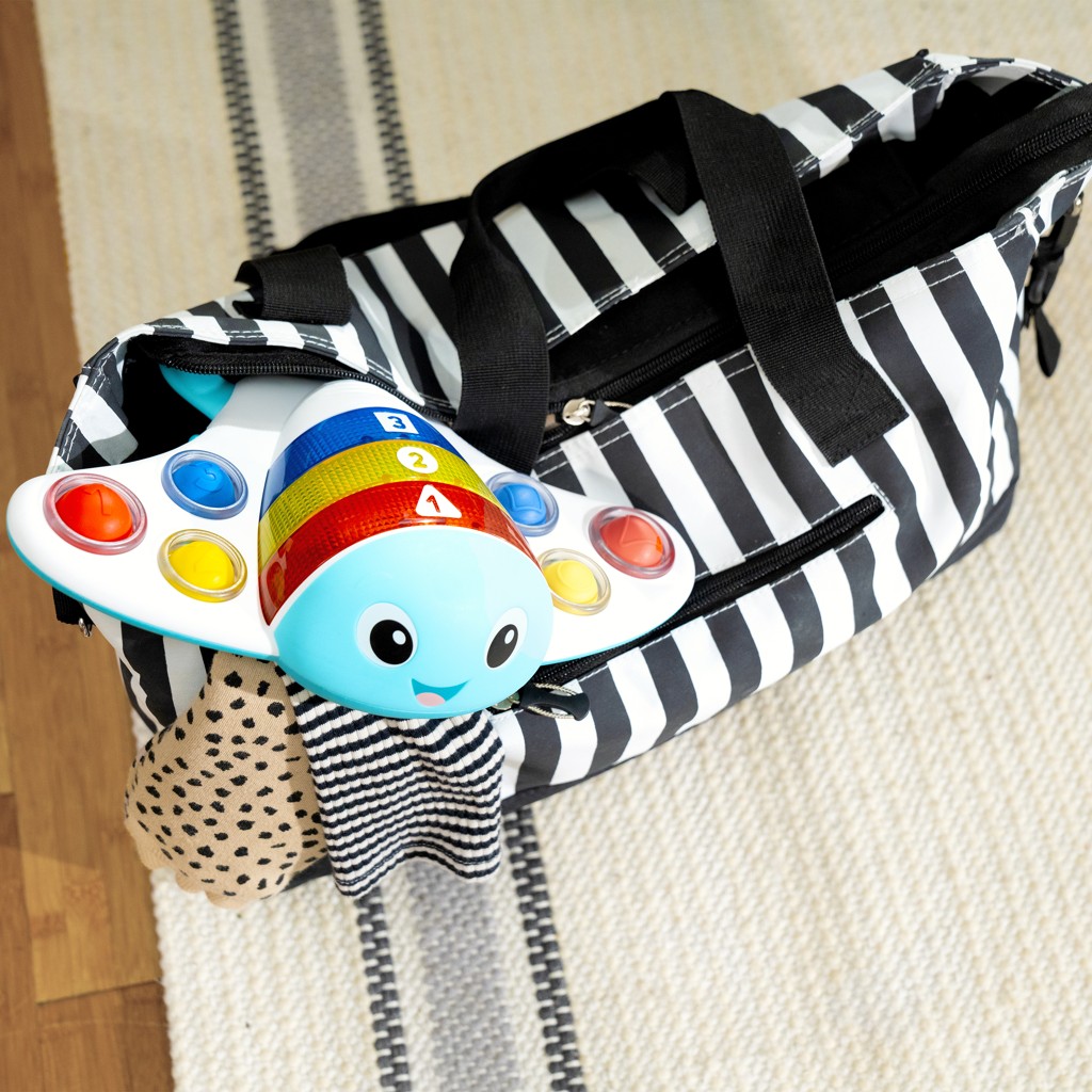 BABY EINSTEIN Hračka senzorická raja Pop &amp; Explore Stingray™ 6m+