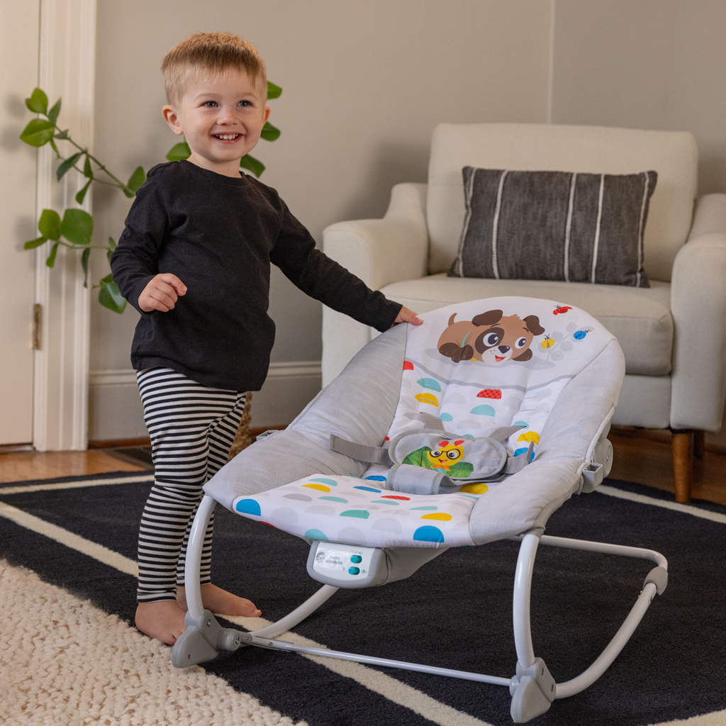 BABY EINSTEIN Lehátko hudobné vibrujúce Dean's Discovery Spot™ 0m+ do 9kg