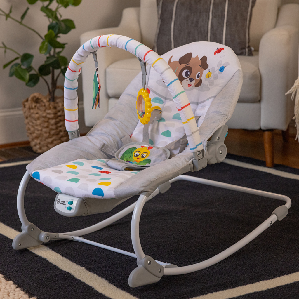 BABY EINSTEIN Lehátko hudobné vibrujúce Dean's Discovery Spot™ 0m+ do 9kg