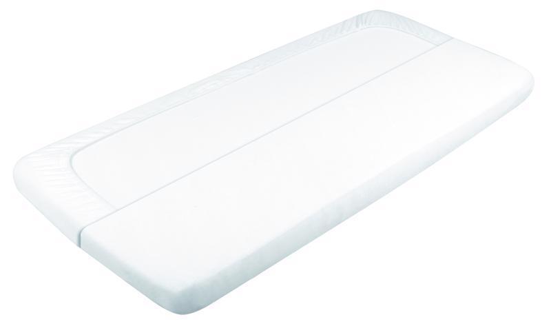 BABYMATEX Plachta nepremokavá s gumičkou Tencel 60x120 cm biela