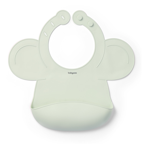 BABYONO Podbradník silikónový - Sage