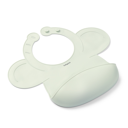 BABYONO Podbradník silikónový - Sage