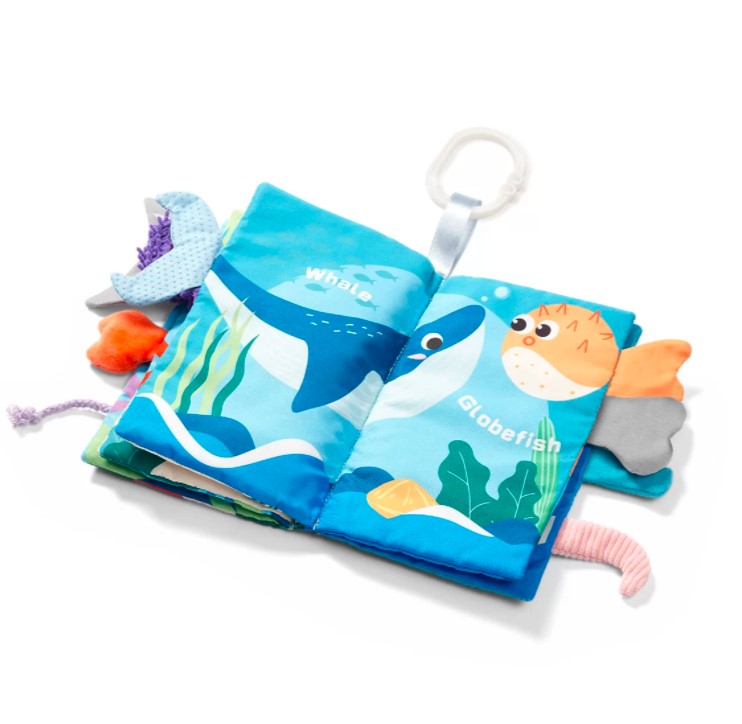 BABYONO Knižka na hranie Go to the ocean