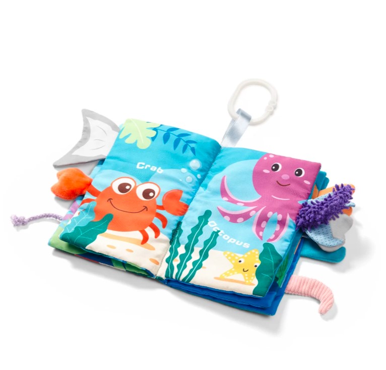 BABYONO Knižka na hranie Go to the ocean