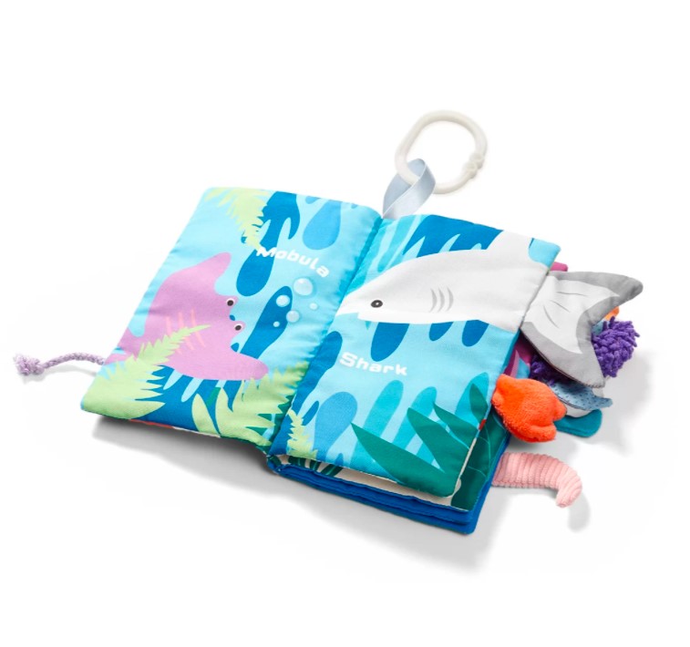 BABYONO Knižka na hranie Go to the ocean