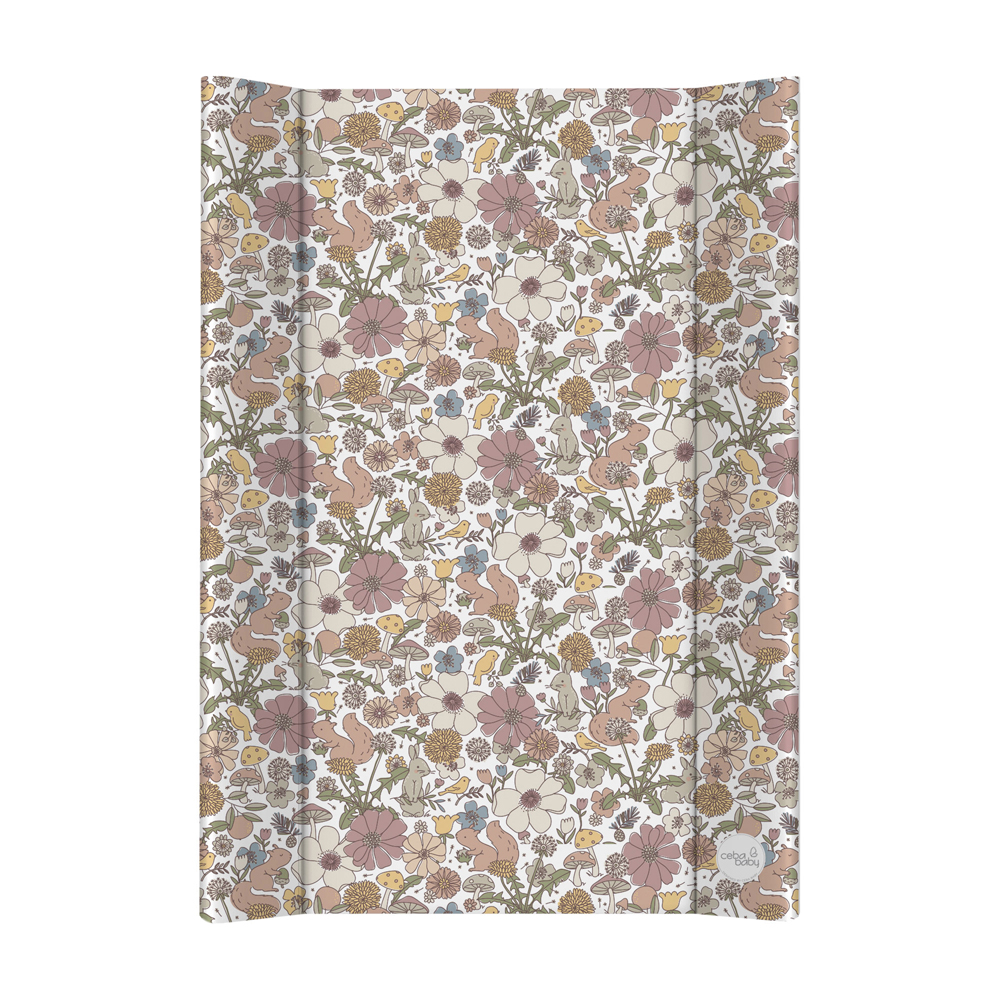 CEBA BABY Podložka prebaľovacia 2-hranná mäkká (50x70) Basic Garden