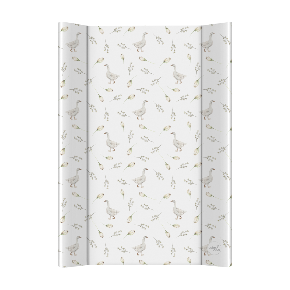 CEBA BABY Podložka prebaľovacia 2-hranná mäkká (50x70) Basic Goose