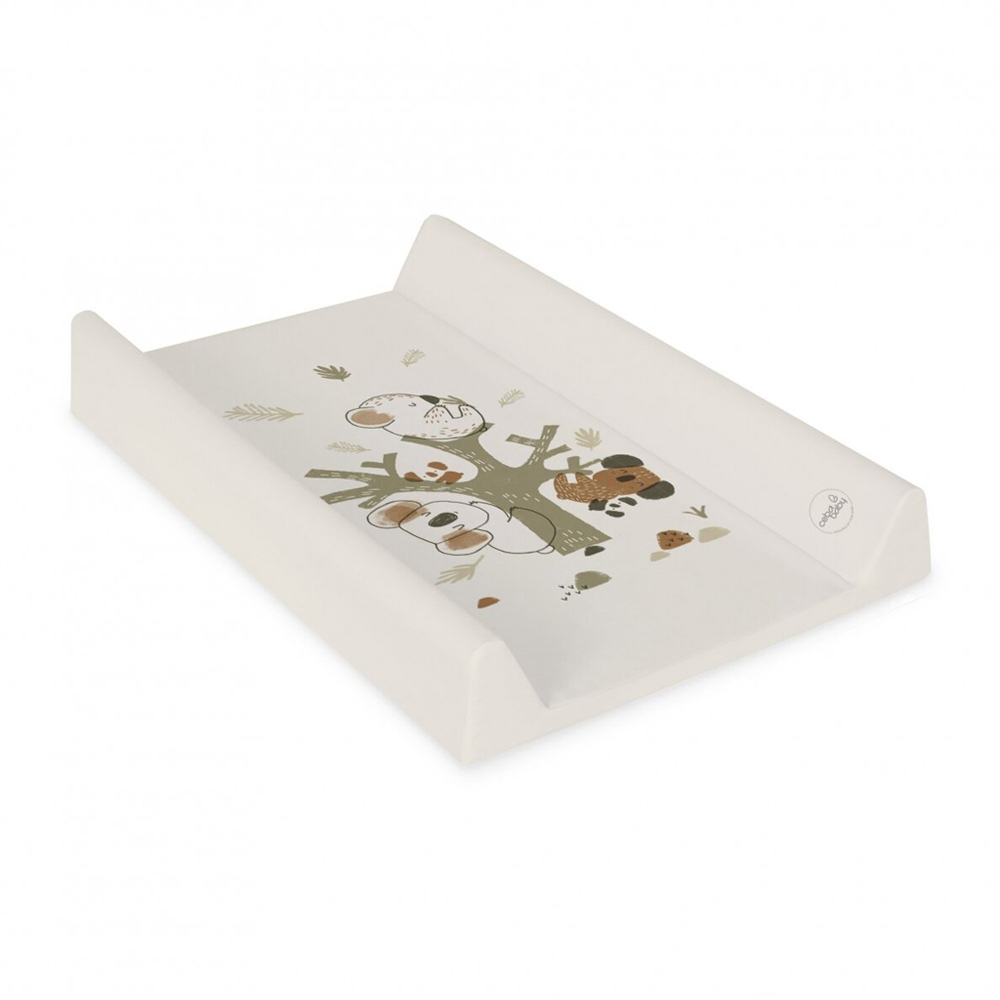 CEBA BABY Podložka prebaľovacia 2-hranná s pevnou doskou (50x70) Basic Koala