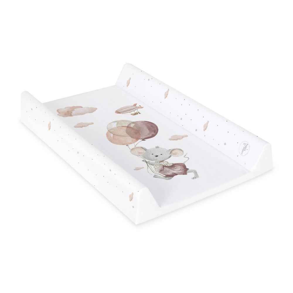 CEBA BABY Podložka prebaľovacia 2-hranná s pevnou doskou (50x70) Basic Mouse