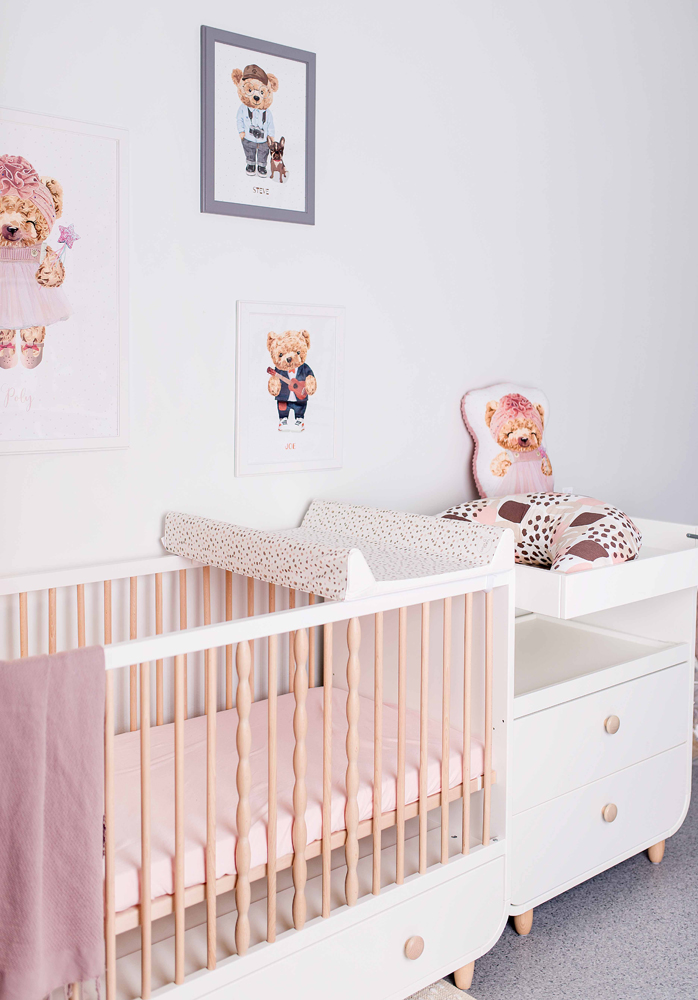 CEBA BABY Podložka prebaľovacia 2-hranná s pevnou doskou (50x70) Basic Spots