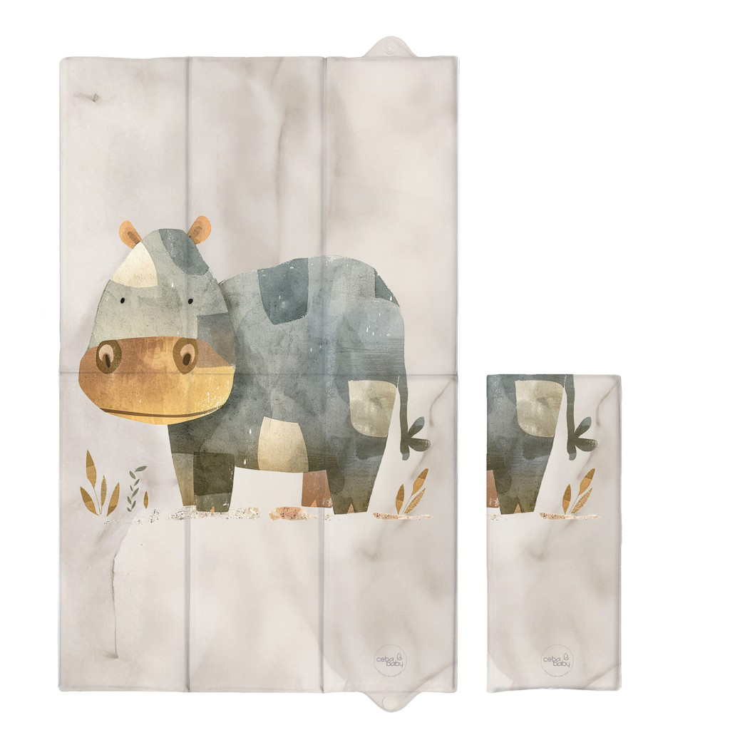 CEBA BABY Podložka prebaľovacia cestovná (80x50) Basic Cosy Hippo