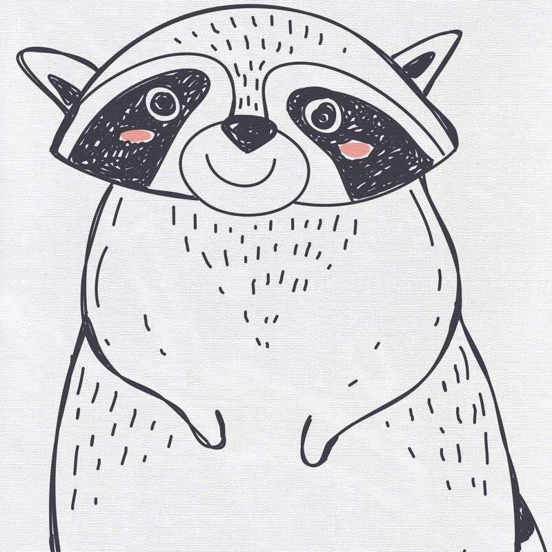 CEBA BABY Podložka prebaľovacia mäkká (50x70) Raccoon