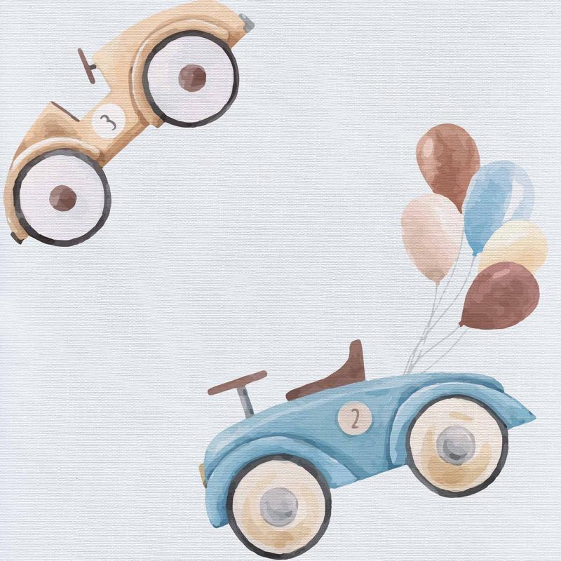 CEBA BABY Podložka prebaľovacia mäkká (50x70) Retro Cars
