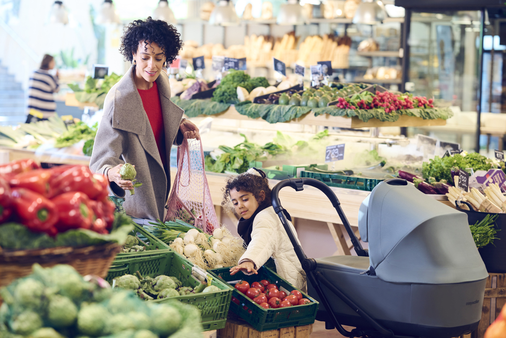 EASYWALKER Kočík kombinovaný Rockey S Pure Black