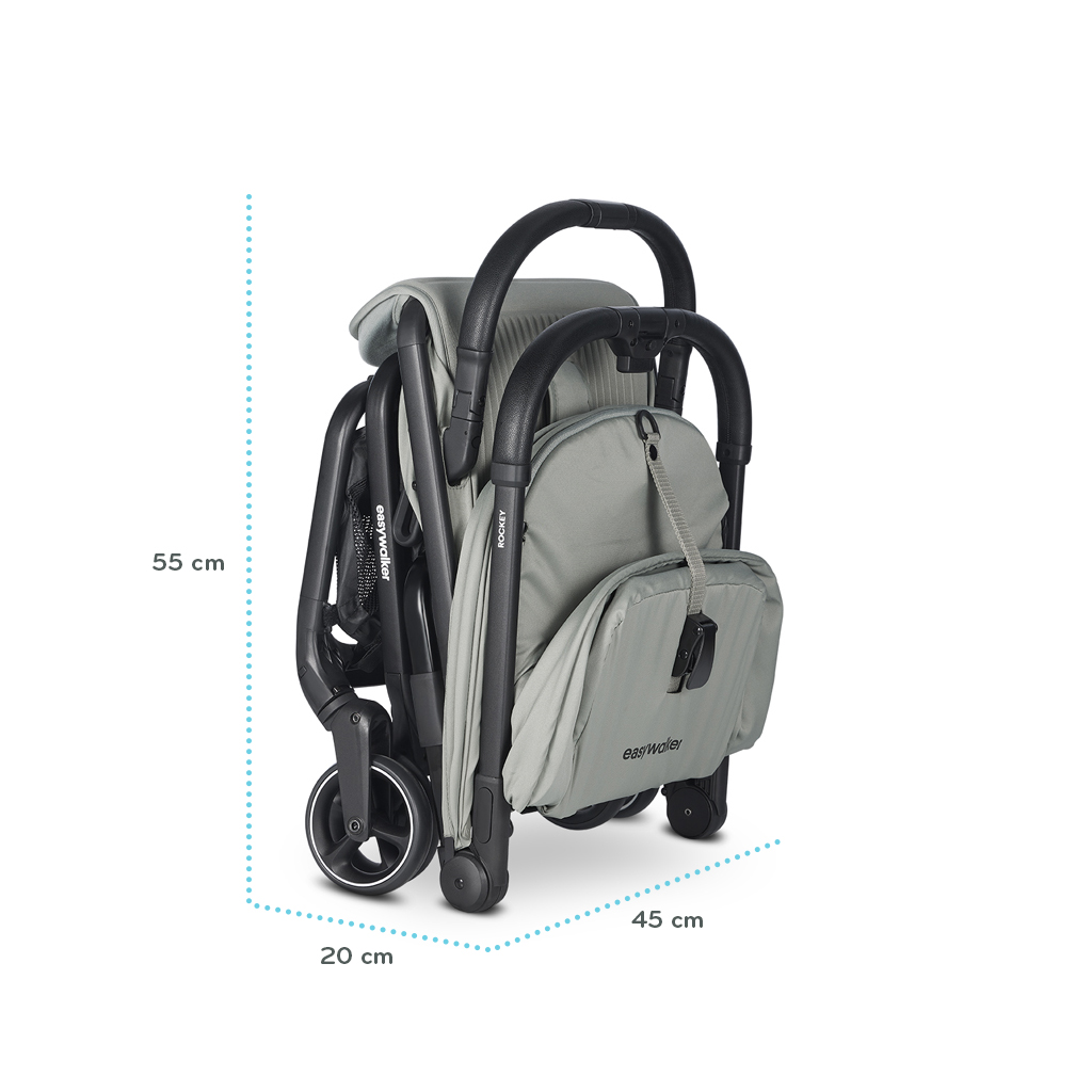 EASYWALKER Kočík kombinovaný Rockey S Pure Black