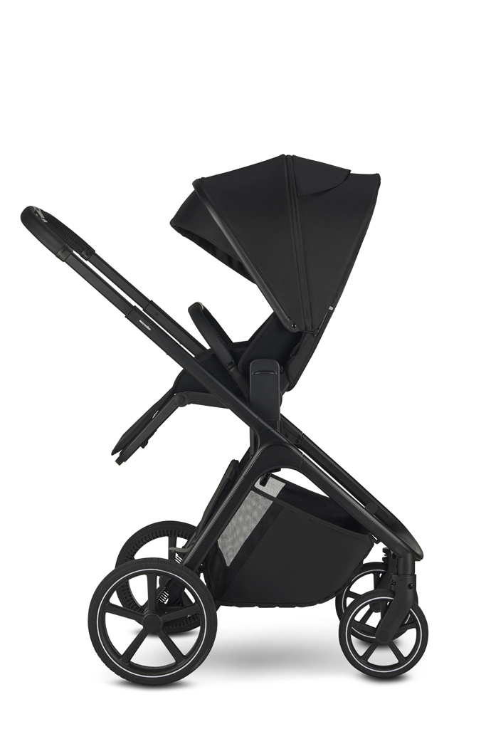 EASYWALKER Kočík kombinovaný Zoey Pure Black + CYBEX Aton B2 i-Size + základňa