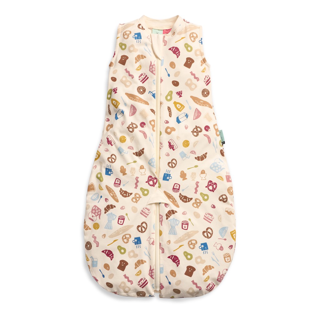 ERGOPOUCH Vak a overal na spanie 2v1 organická bavlna Suit Bon Appetit 8-24 m, 8-14 kg, 0,2 tog