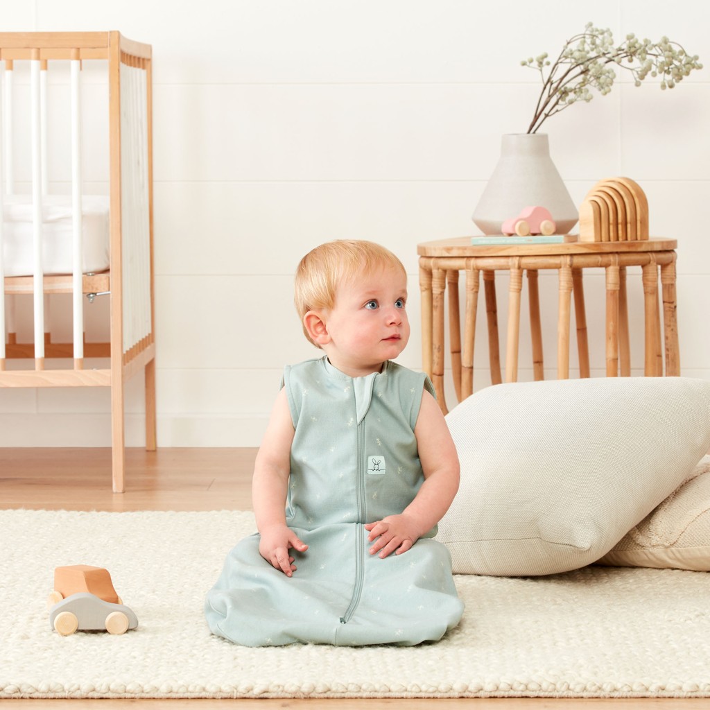 ERGOPOUCH Vak na spanie organická bavlna Jersey Sage 8-24 m, 8-14 kg, 0,2 tog