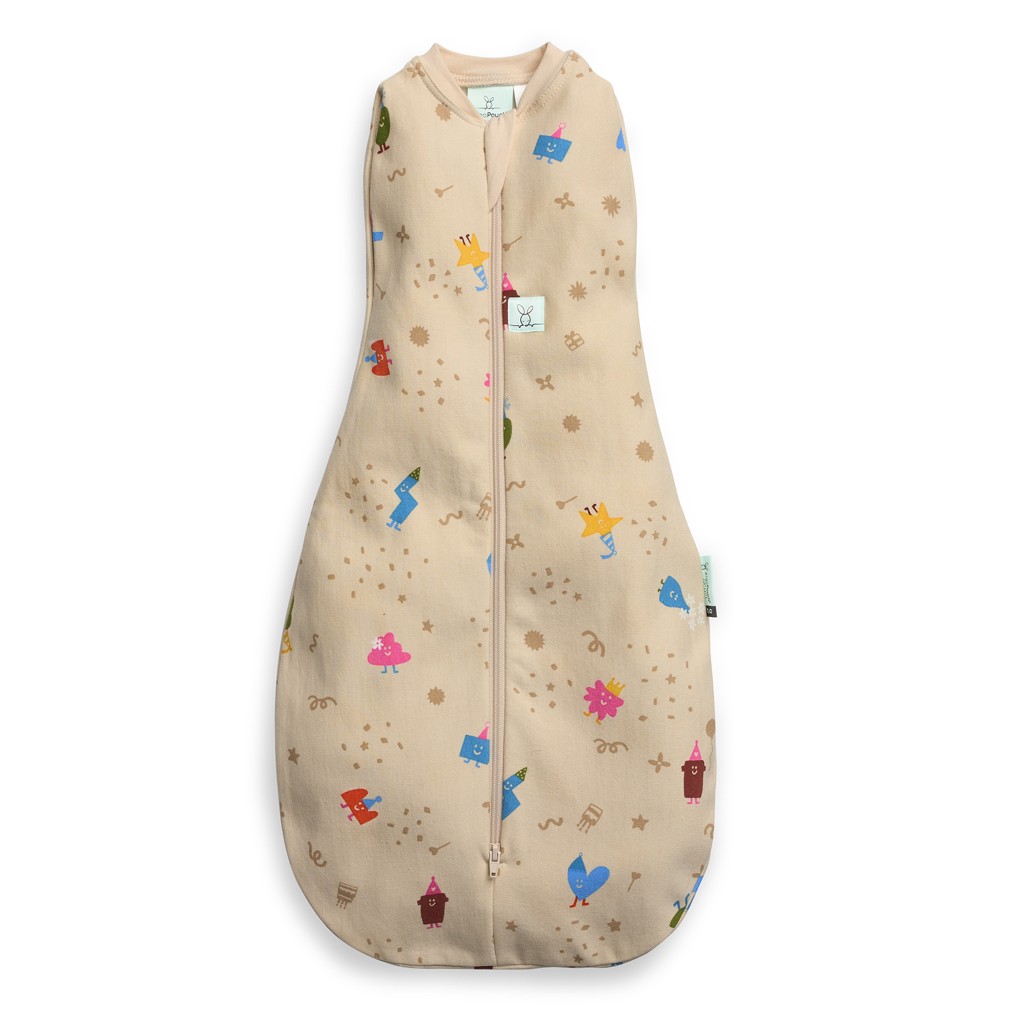 ERGOPOUCH Zavinovačka a vak na spanie 2v1 Cocoon Birthday Blobs 3-6 m, 6-8 kg, 1 tog