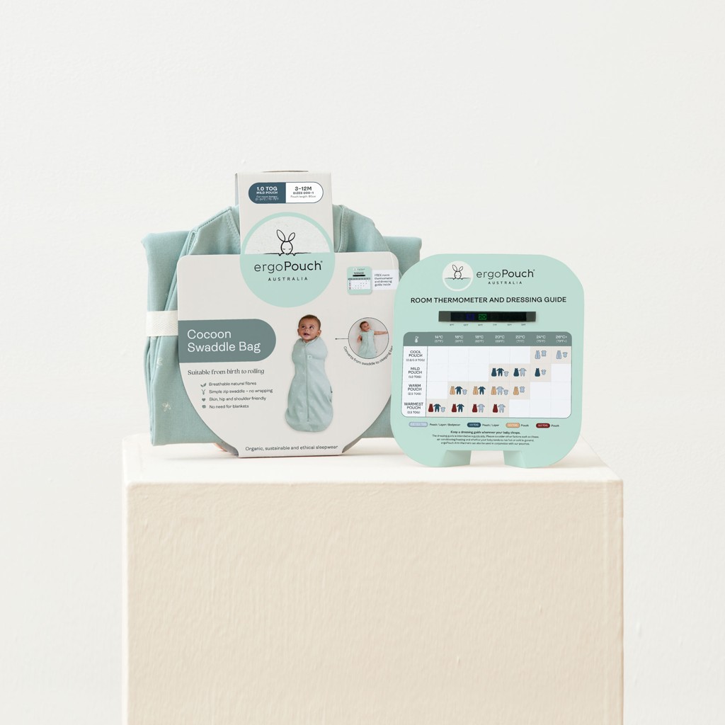 ERGOPOUCH Zavinovačka a vak na spanie 2v1 Cocoon Daisies 3-6 m, 6-8 kg, 2,5 tog