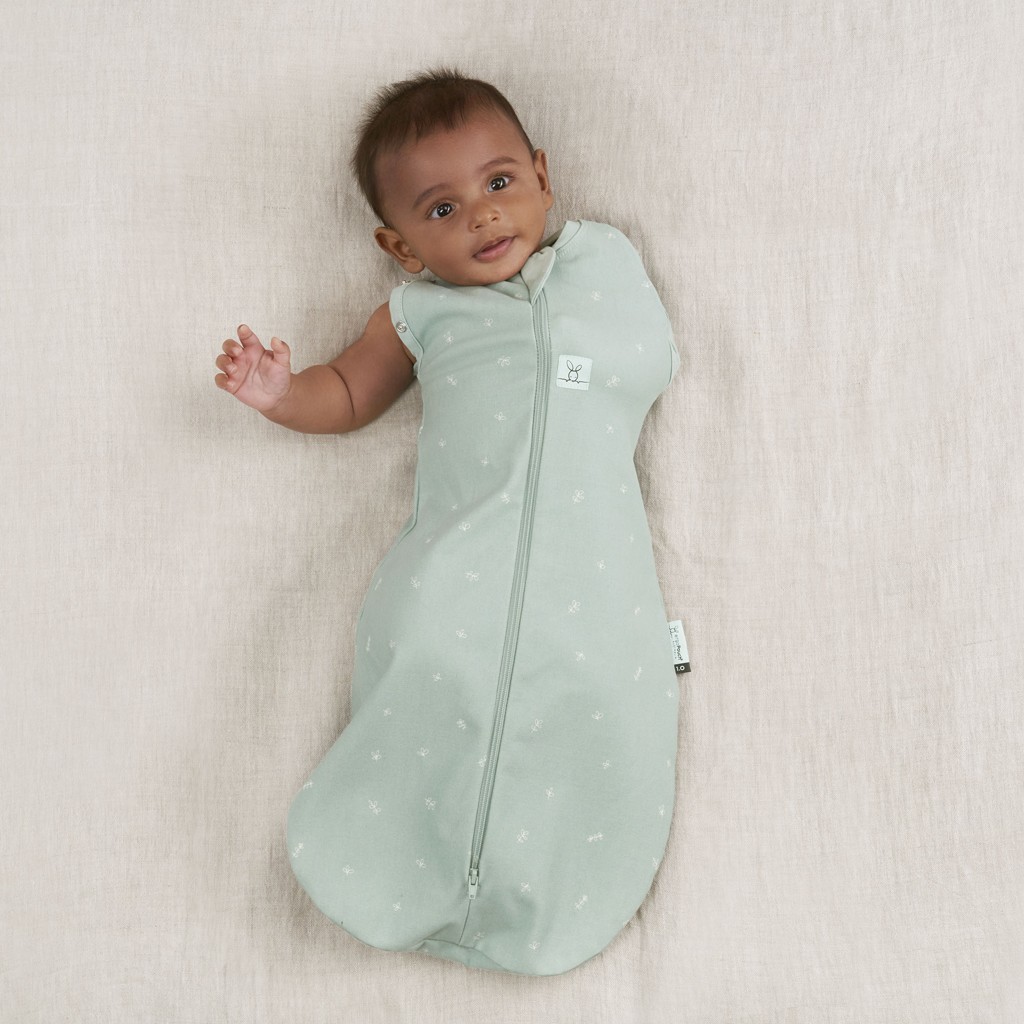 ERGOPOUCH Zavinovačka a vak na spanie 2v1 Cocoon Sage 0-3 m, 3-6 kg, 0,2 tog