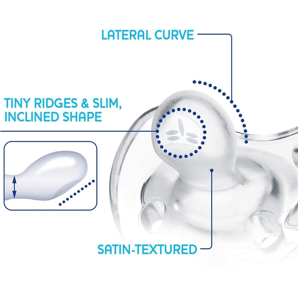 CHICCO Cumlík Physio Soft celosilikónový 16-36m dievča 2 ks