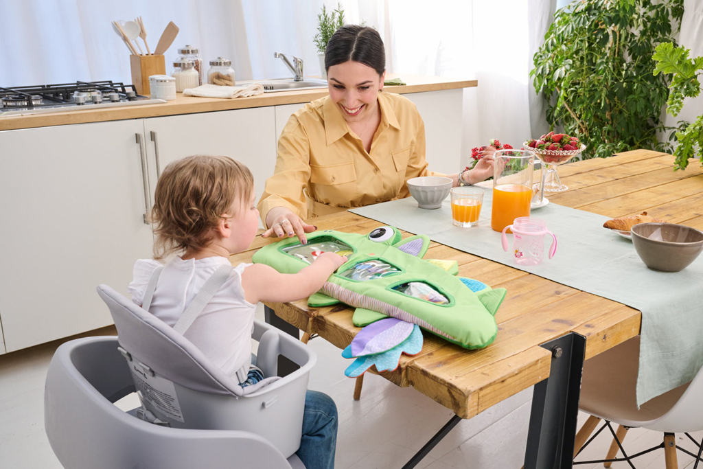 CHICCO Podložka vodná senzorická na hranie Krokodíl 6m+