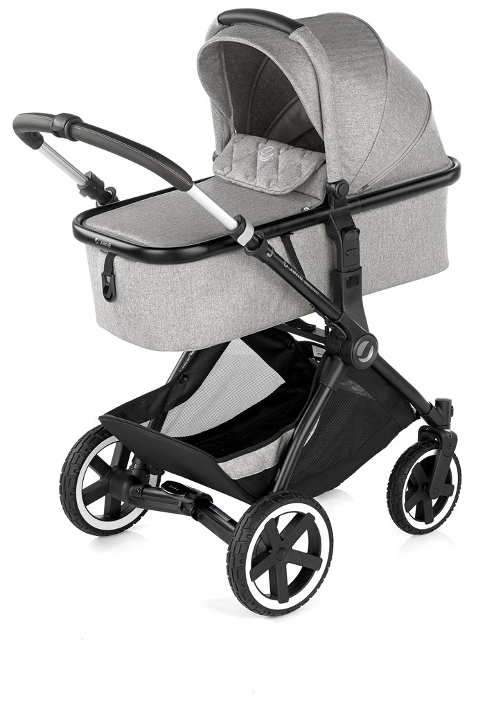 JANÉ Kočík kombinovaný Crosslight + korba Micro Pro + autosedačka Koos i-size Dim Grey