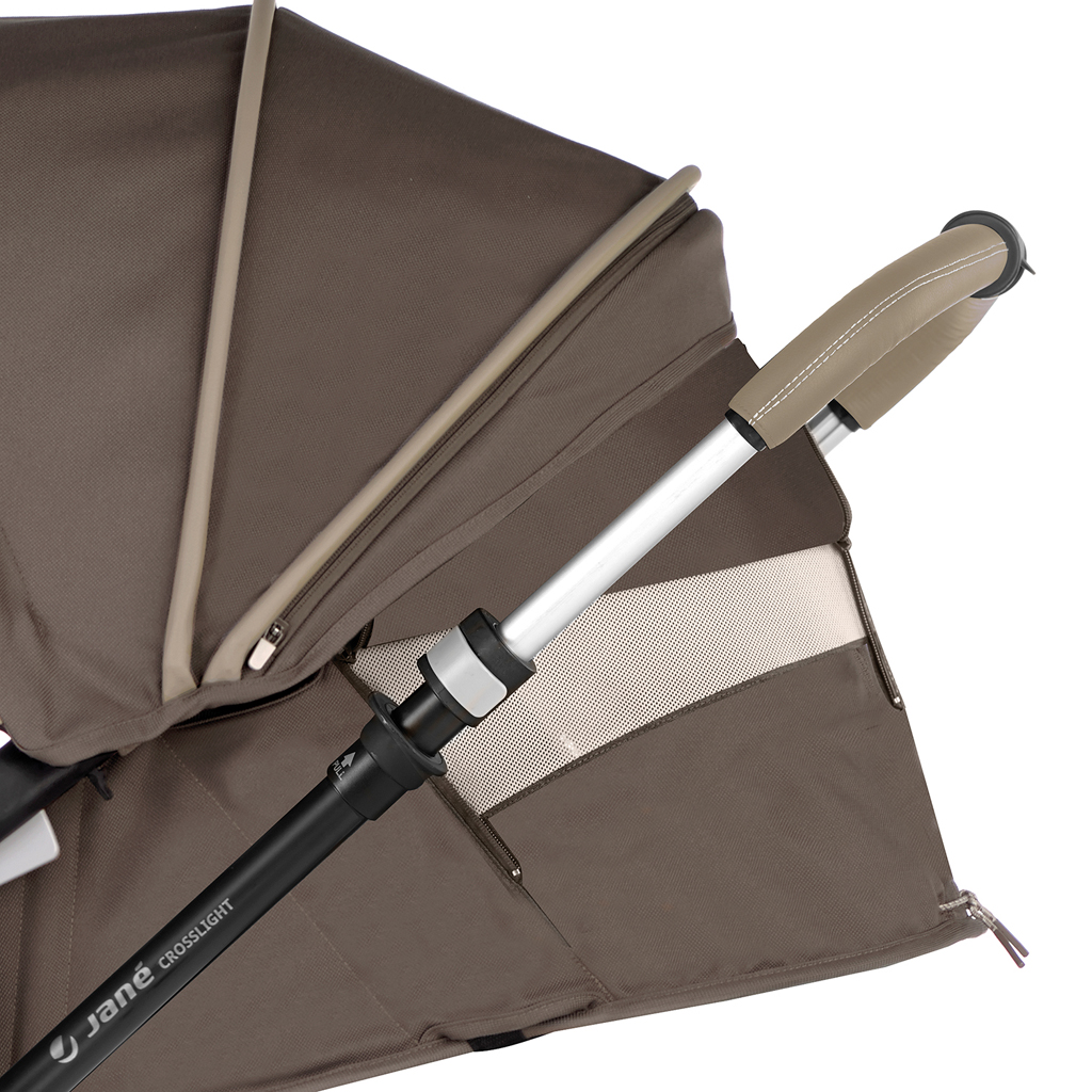 JANÉ Kočík kombinovaný Crosslight + korba Micro Pro + autosedačka Koos i-size Dim Grey