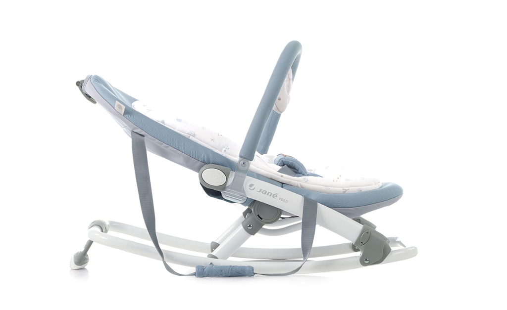 JANÉ Lehátko pohupujúce Fold od 0+ do 9kg, Lazuli Blue